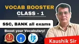 Boost your vocabulary | ssc bank bank exam preparation all exams | pramod kaushik