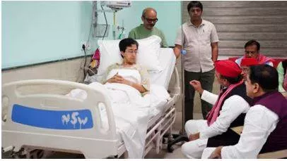 Delhi water crisis  aap minister atishi discharged from hospital after two days