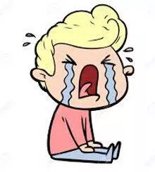 Wailing - Crying with pain, grief, or anger.