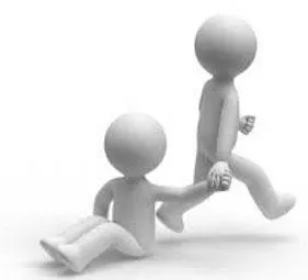 Dragged - Pull (someone or something) along forcefully, roughly, or with difficulty.