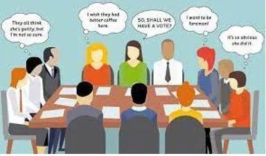 Deliberations - Discussion or thinking about something in detail.