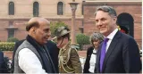Rajnath  australian minister discuss closer collaboration