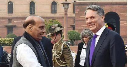 Rajnath  australian minister discuss closer collaboration