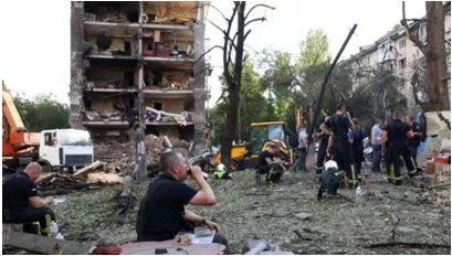 Russian missiles kill 36 in ukraine  gut kyiv children's hospital