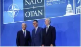 Nato summit  spain pm pedro sanchez rejects 'double standards' on gaza