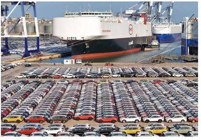 Chinese auto exports surge  partly offsetting a sales slump at home