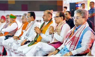 Rajasthan bjp leaders pledge to take public welfare schemes to the masses