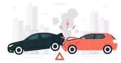 Colliding - An accident that happens when two vehicles hit each other with force.