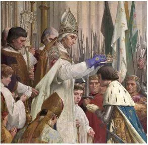Coronation - The ceremony of crowning a sovereign or a sovereign's consort.