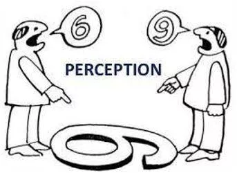 Perception - The ability to see, hear, or become aware of something through the senses.
