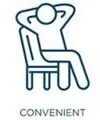 Convenient - The quality of being easy, useful or suit able for somebody.