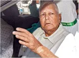 Lalu accuses bihar cm of ‘completely surrendering’ to bjp on special status