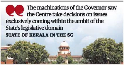 Sc will examine if governors’ actions ‘subvert’ federalism