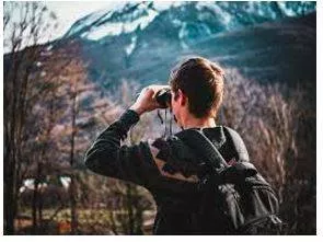 Exploring - To investigate, study, or analyze. (खोजना)