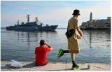 Russian warships make a new visit to cuban waters in show of growing ties