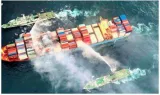 Cargo carrier structurally stable and operational after fire  coast guard