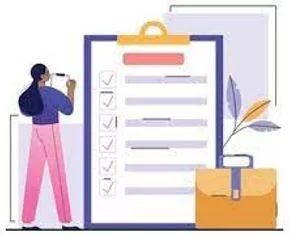 Evaluating - Form an idea of the amount, number, or value of. (मूल्यांकन करना) 
