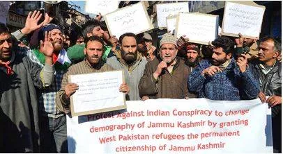 West pakistan refugees get right to own land in j&k