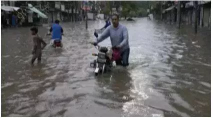 Pakistan's cultural capital sees record rainfall  flooding streets and affecting daily life