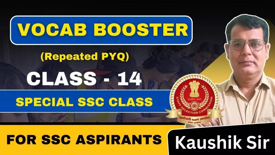 Ssc bank bank exam preparation all exams | ssc pyq vocabulary