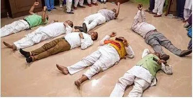 18 bjp mlas suspended for ‘hooliganism’ from jharkhand assembly
