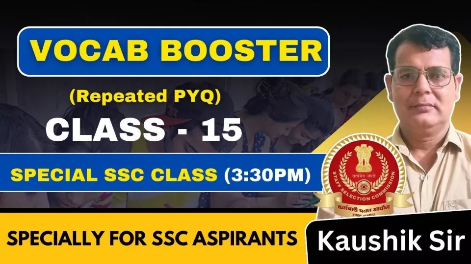 Ssc bank bank exam preparation all exams | ssc pyq vocabulary | vocab24