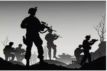 Detachment - A group of soldiers who are separated from the main group in order to perform a particular duty.