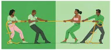 Contesting - Engage in competition to attain (a position of power). (चुनाव लड़ा)