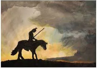 Defeat - Having been beaten in a battle or other contest. (पराजित)