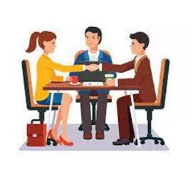 Mediated - The process of talking to two separate people or groups involved in a disagreement to try to help them to agree or find a solution to their problems (मध्यस्थता) 
