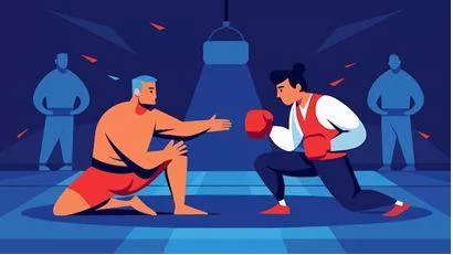 Sparred - Engage in a practice fight or heated argument. (विवाद करना)
