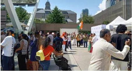 Indo canadian groups slam anti hindu rhetoric at toronto parade