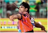 Half fit neeraj produces his career’s second best throw