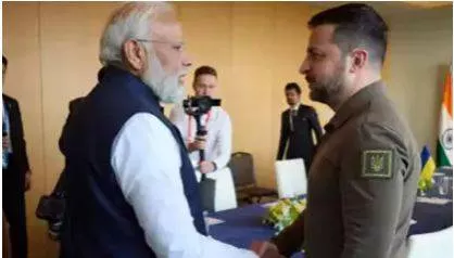 Told pm modi ukraine would support india hosting 2nd summit on peace  zelenskyy