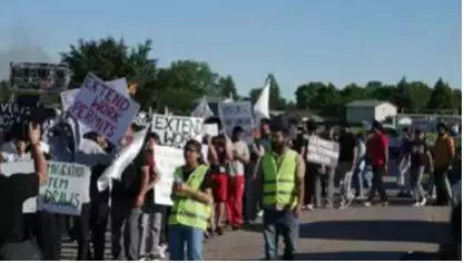 Indian students in canada protest new immigration policies amid deportation fears