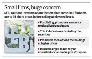 Sebi flags ‘pattern’ in some sme founders rigging stocks