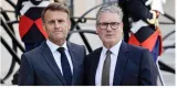 France’s macron hosts starmer as u k  seeks to reset post brexit ties with europe