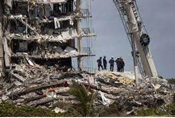 Collapse - Having fallen down or given way.