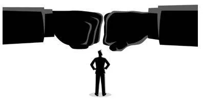 Clashed - Meet and come into violent conflict. (टकराना)