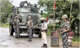 A day after clashes  uneasy calm prevails in manipur