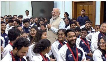 Paralympians meet pm  indian oil announces scholarships at felicitation