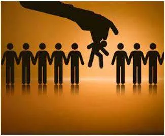 Discriminates - Make an unjust or prejudicial distinction in the treatment of different categories of people, especially on the grounds of ethnicity, sex, age, or disability.