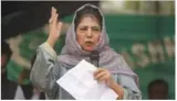 Contesting j&k polls to stop bjp from burying article 370  kashmir issue  pdp's mehbooba mufti