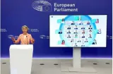 Eu chief unveils new right leaning commission with women in top roles