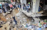 After rocket attacks  israel targets hezbollah official in beirut strike