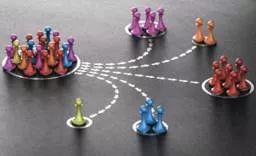 Segregated - The policy of keeping one group of people apart from another and treating them differently, especially because of race, sex, or religion