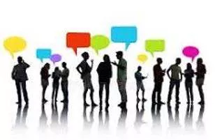 Interaction - Act in such a way as to have an effect on each other. (बातचीत) 