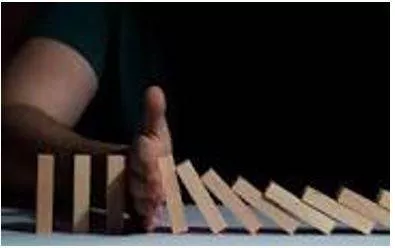 Inhibited - To prevent something or make something happen more slowly