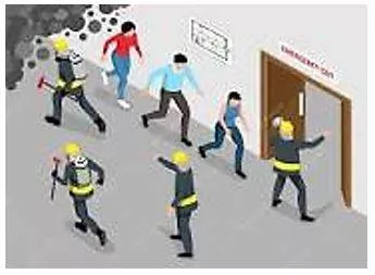 Evacuation - The act of moving people from a dangerous place to somewhere safe.