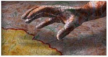 Annexed - A formal act whereby a state proclaims its sovereignty over territory hitherto outside its domain. (राज्य-हरण) 